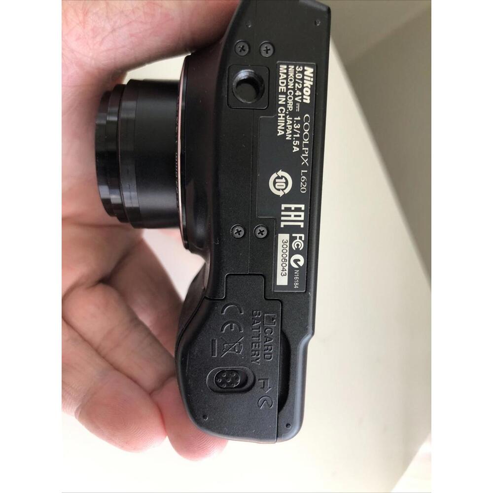 Nikon COOLPIX L620 18.1 MP 14x Wide Optical Zoom DIGITAL LCD Camera Tested Black - Picture 5 of 8